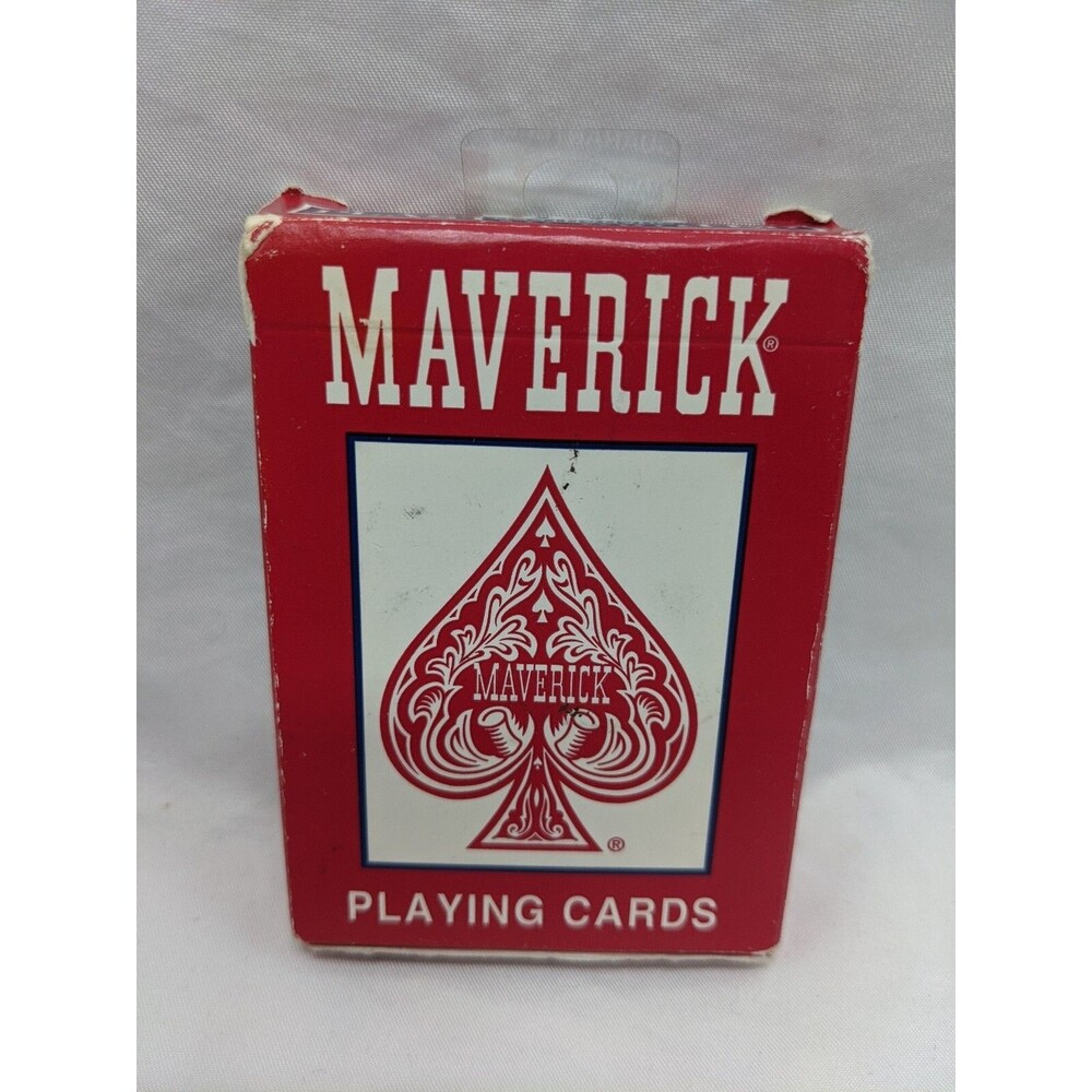 Red Maverick Poker Size Playing Cards Hoyle Products